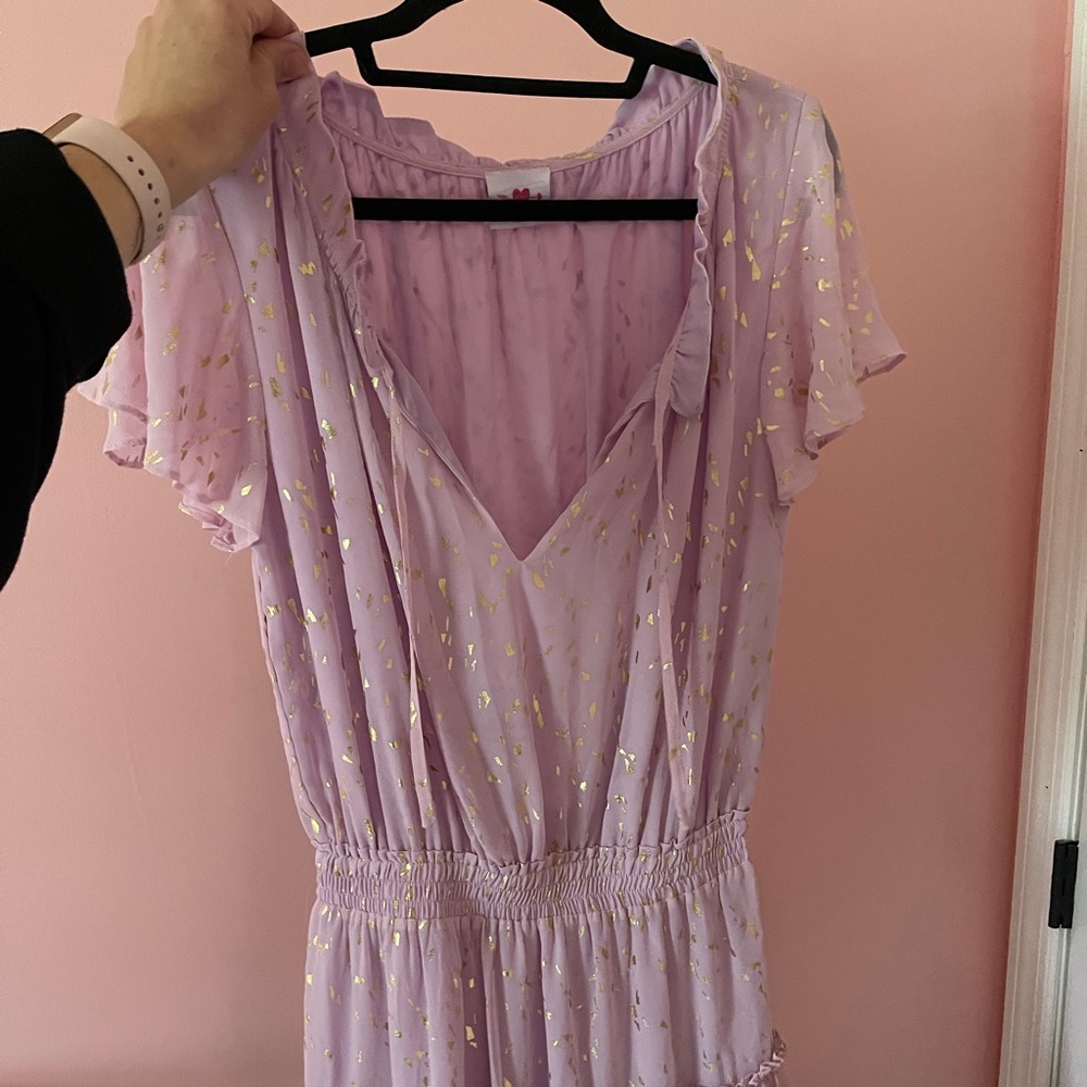Buddylove pink sparkly dress
